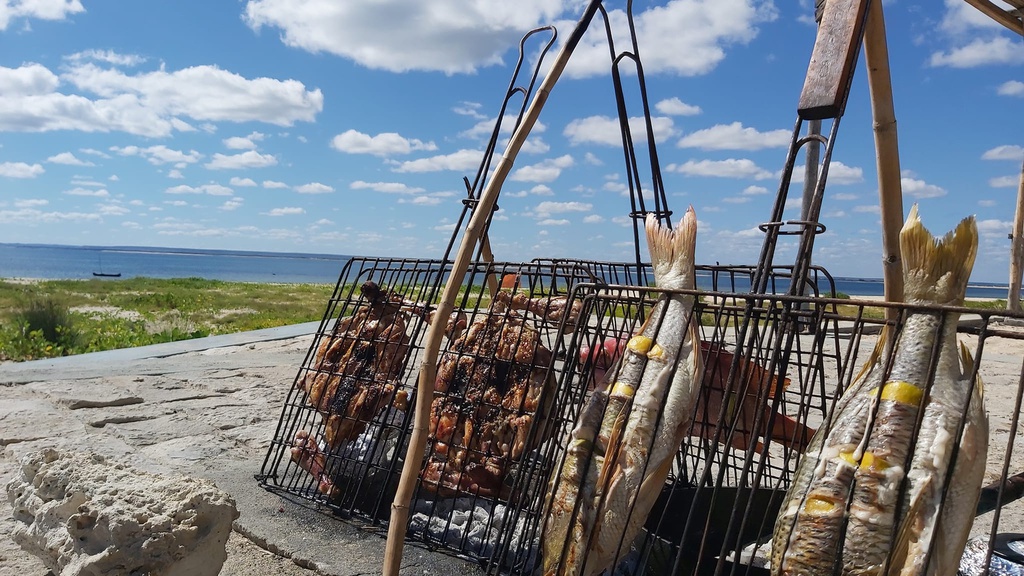 Pique-nique sur Nosy Ve